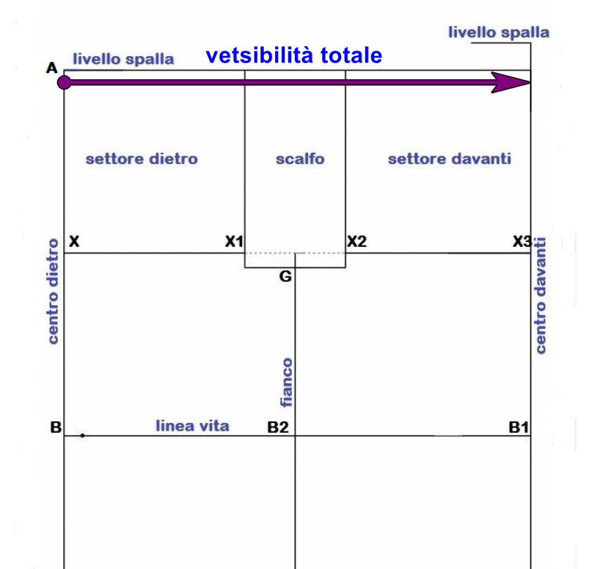 corpino base vestibilità