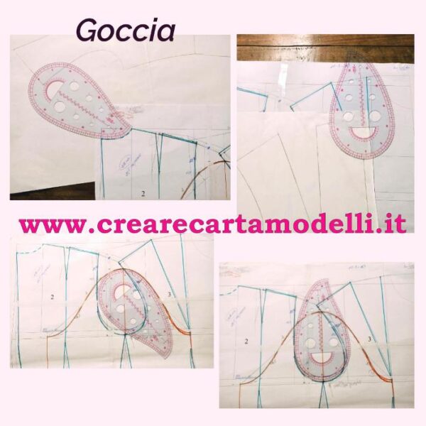 curvilinee sartoriale goccia