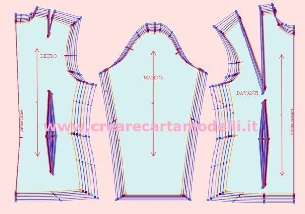 cartamodelli per corsetto bustino
